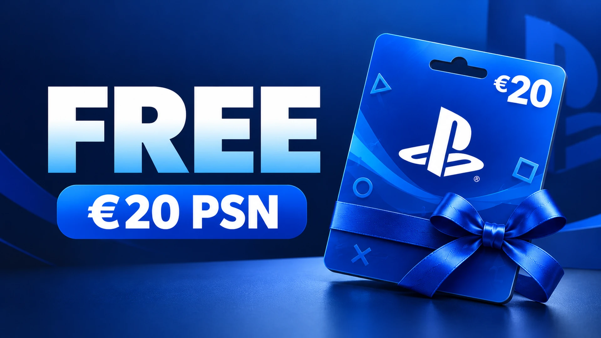 Carte cadeau PSN de 20 € gratuite