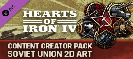 Hearts of Iron IV Content Creator Pack Soviet Union 2D Art thumbnail