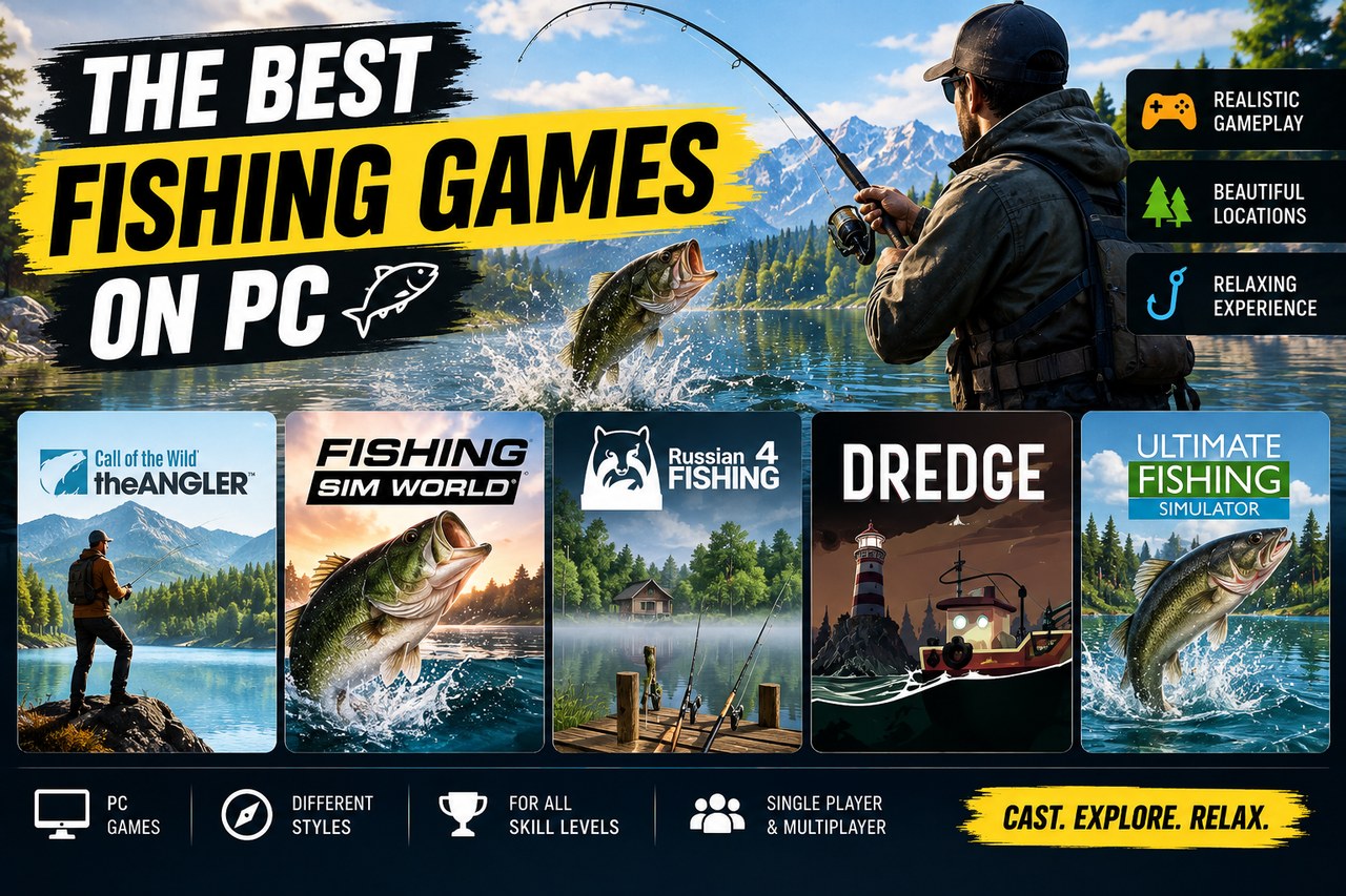 Les meilleurs jeux de pêche sur PC, classés par ce qu'ils vont vous demander
