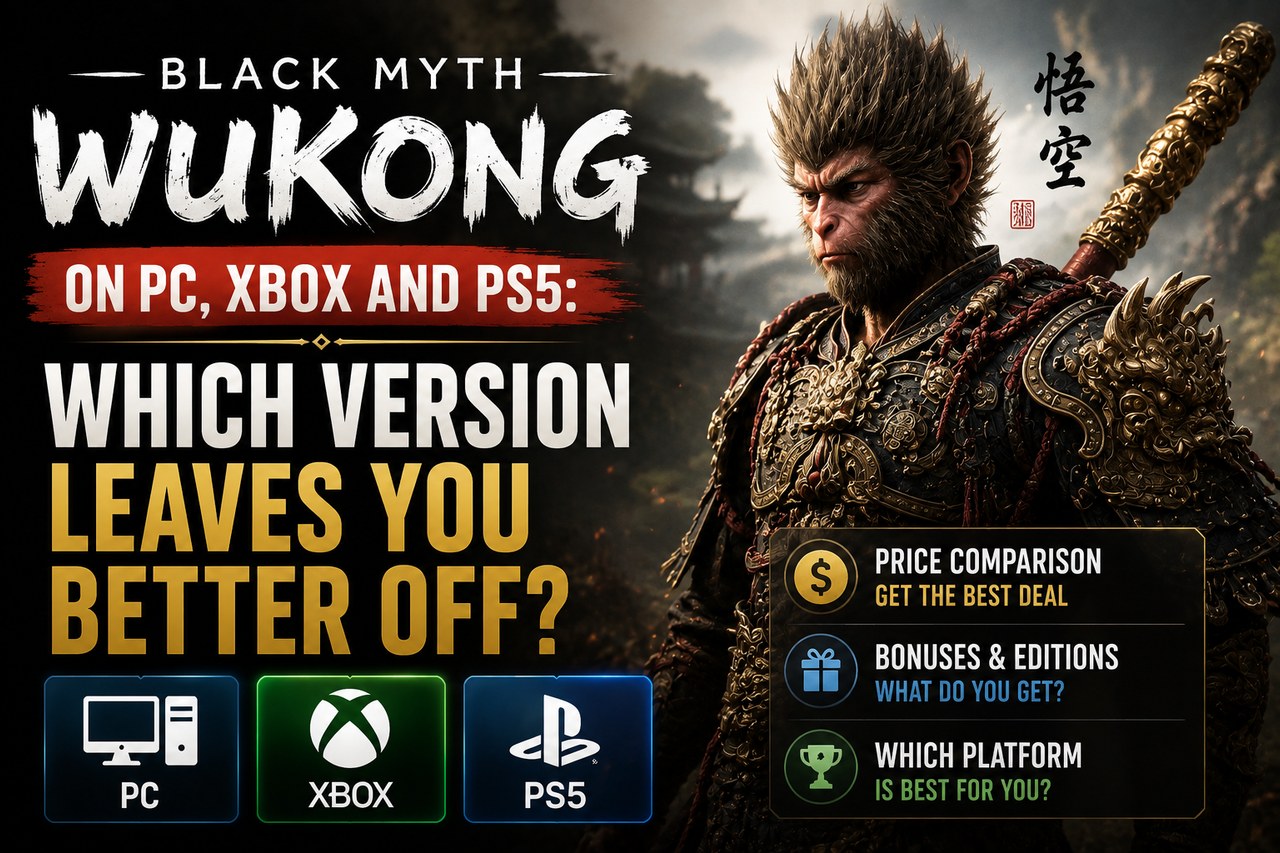 Black Myth Wukong sur PC, Xbox et PS5 : quelle version vous avantage
