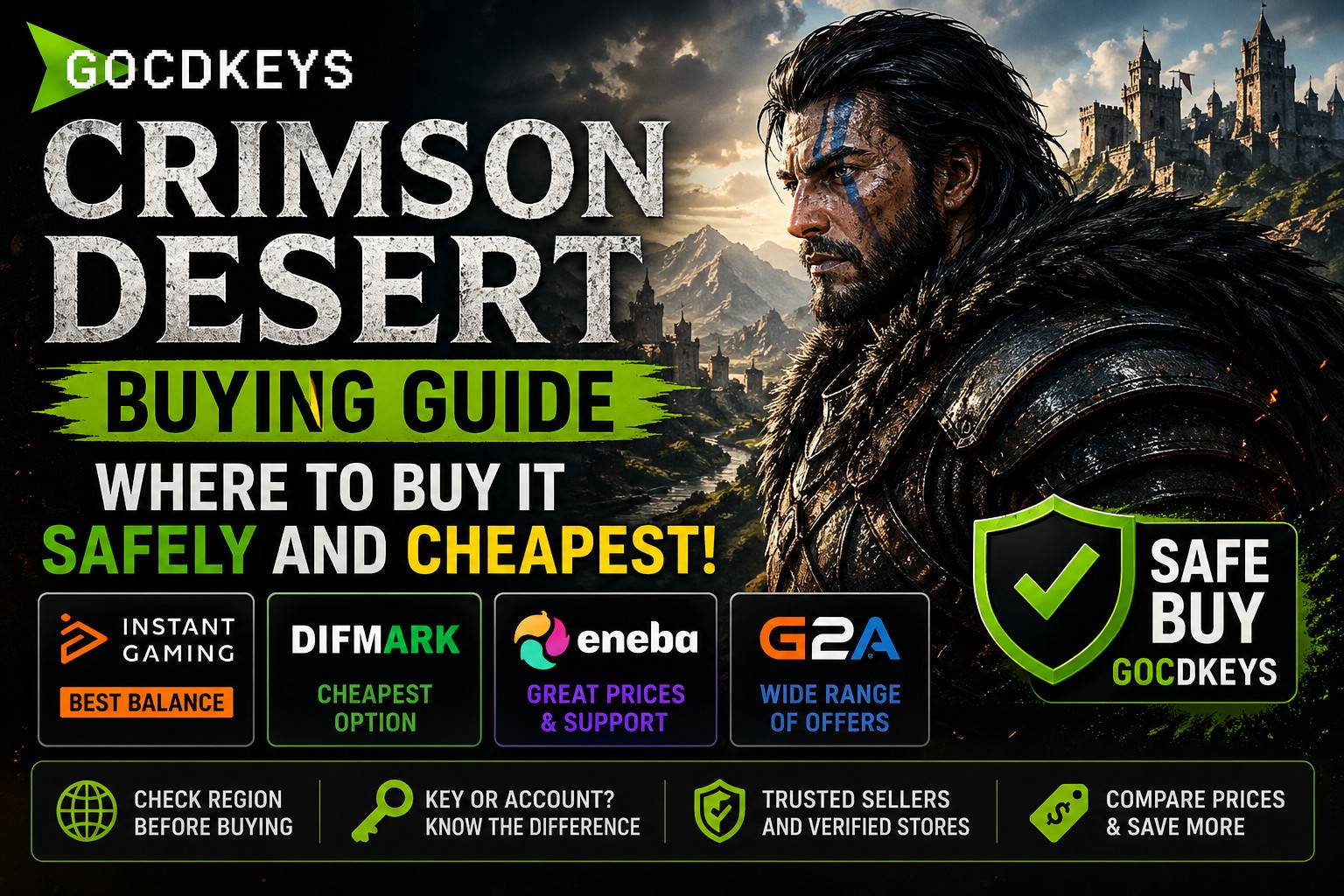 Guide d’achat de Crimson Desert : meilleures boutiques et formats