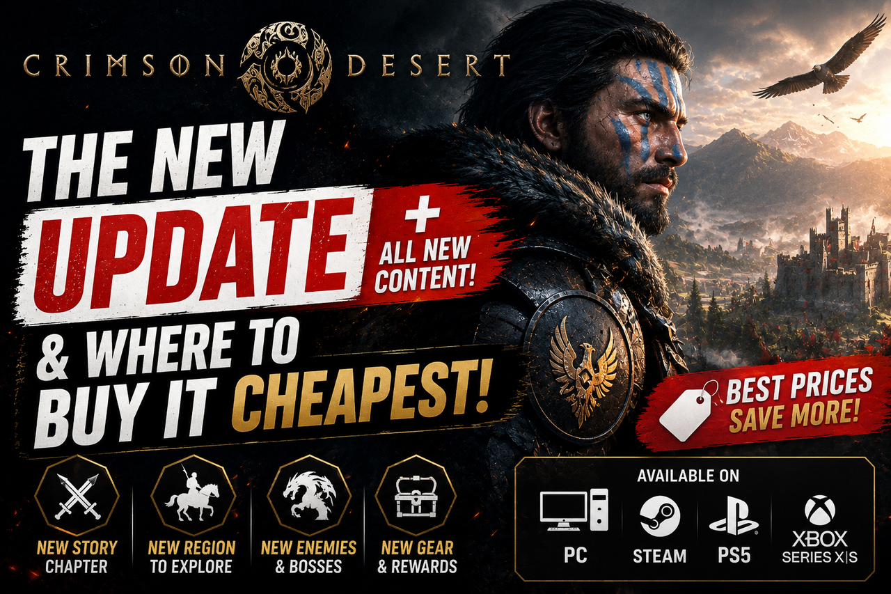 Crimson Desert : la nouvelle mise à jour et où l'acheter au meilleur prix