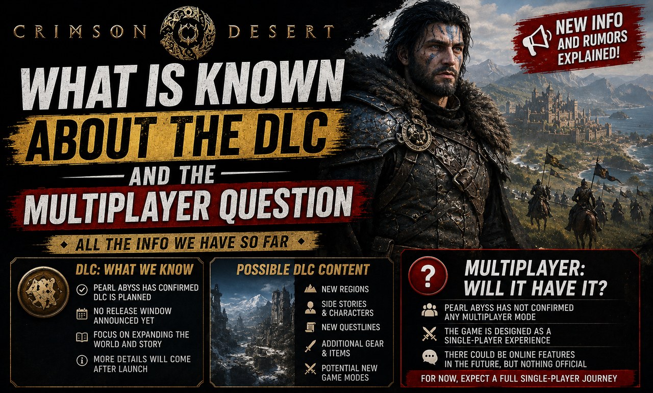 Crimson Desert : ce que l’on sait du DLC et de la question du multijoueur