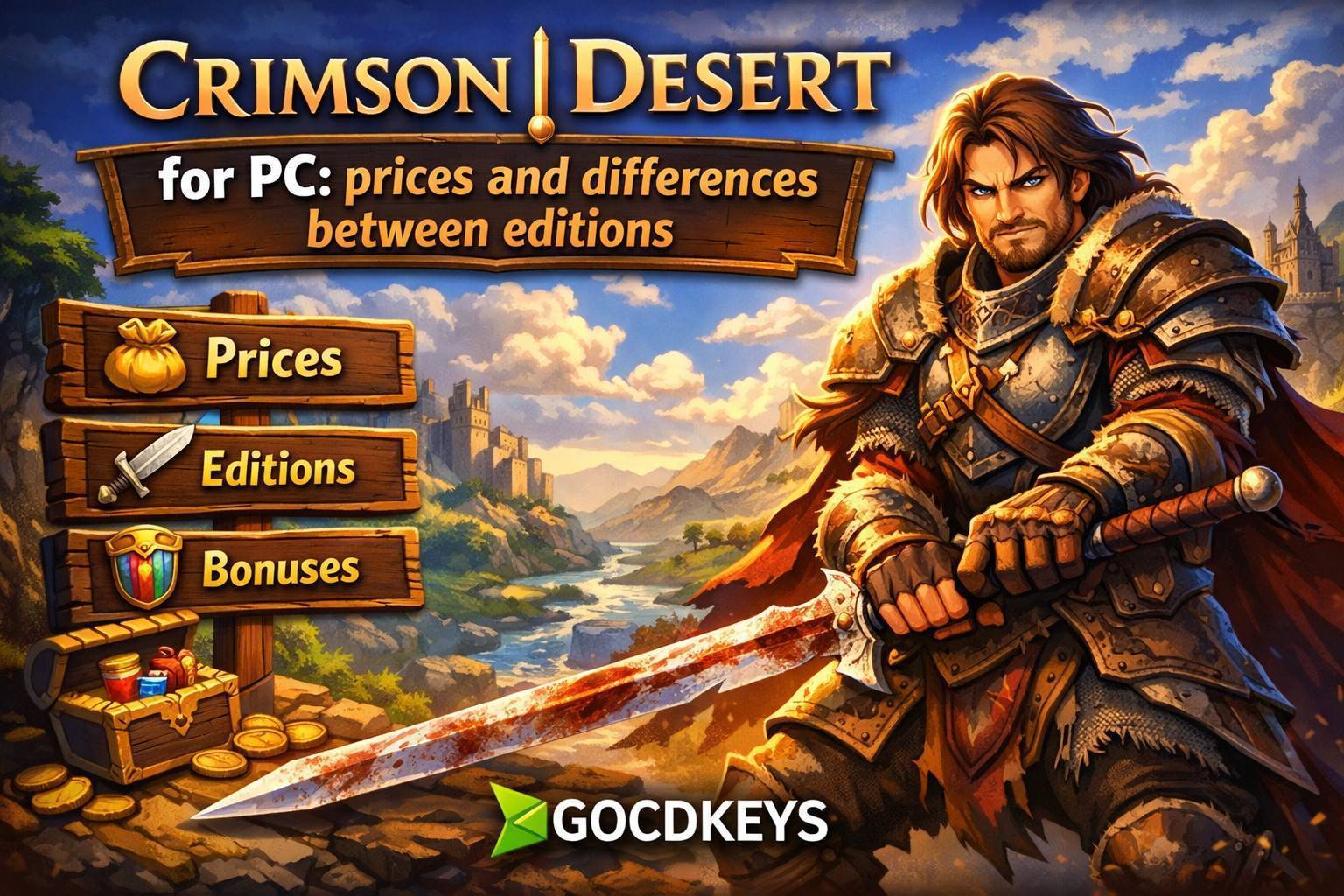 Crimson Desert : prix et différences entre les éditions