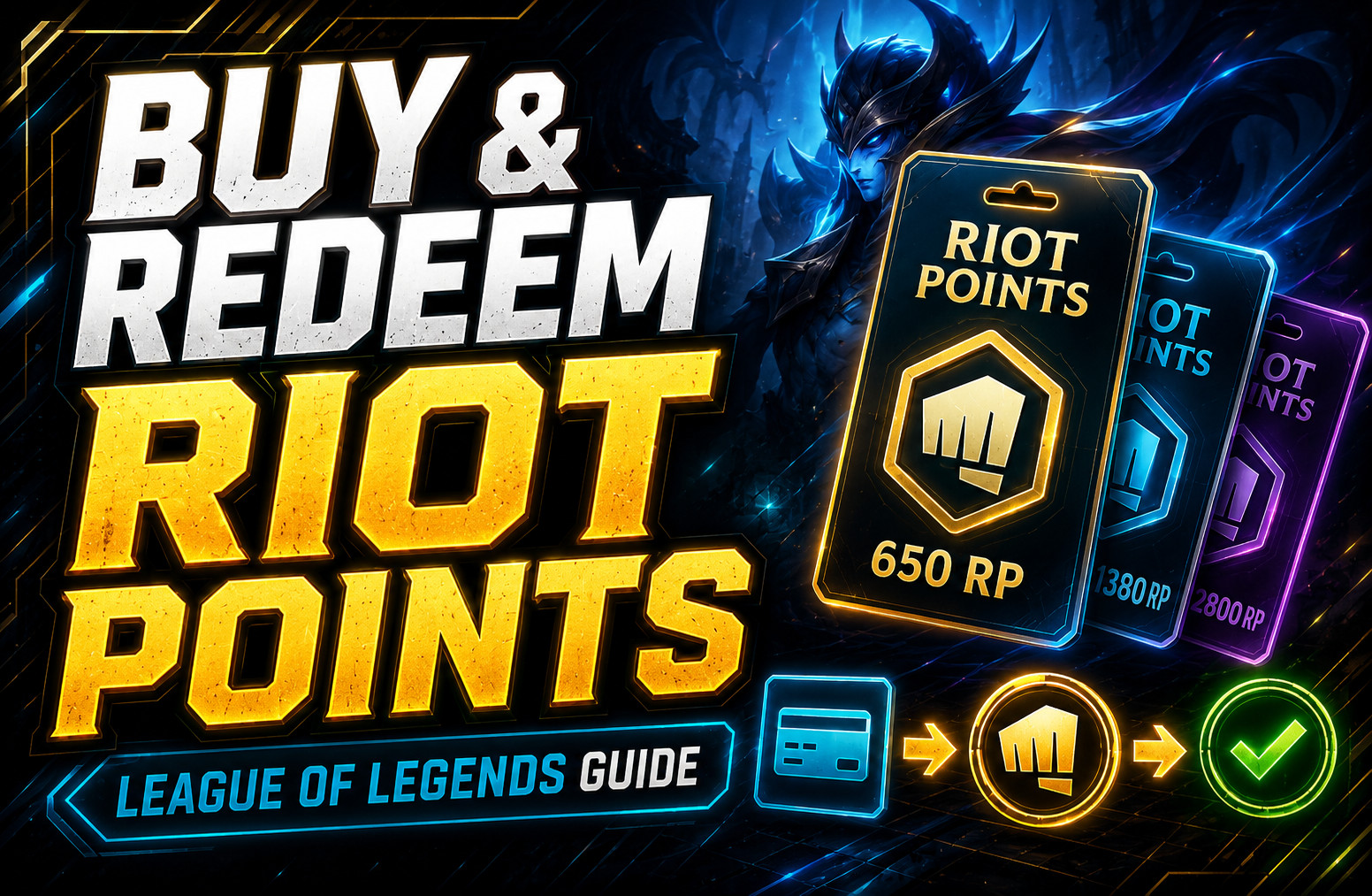 Comment acheter et activer des Riot Points dans League of Legends