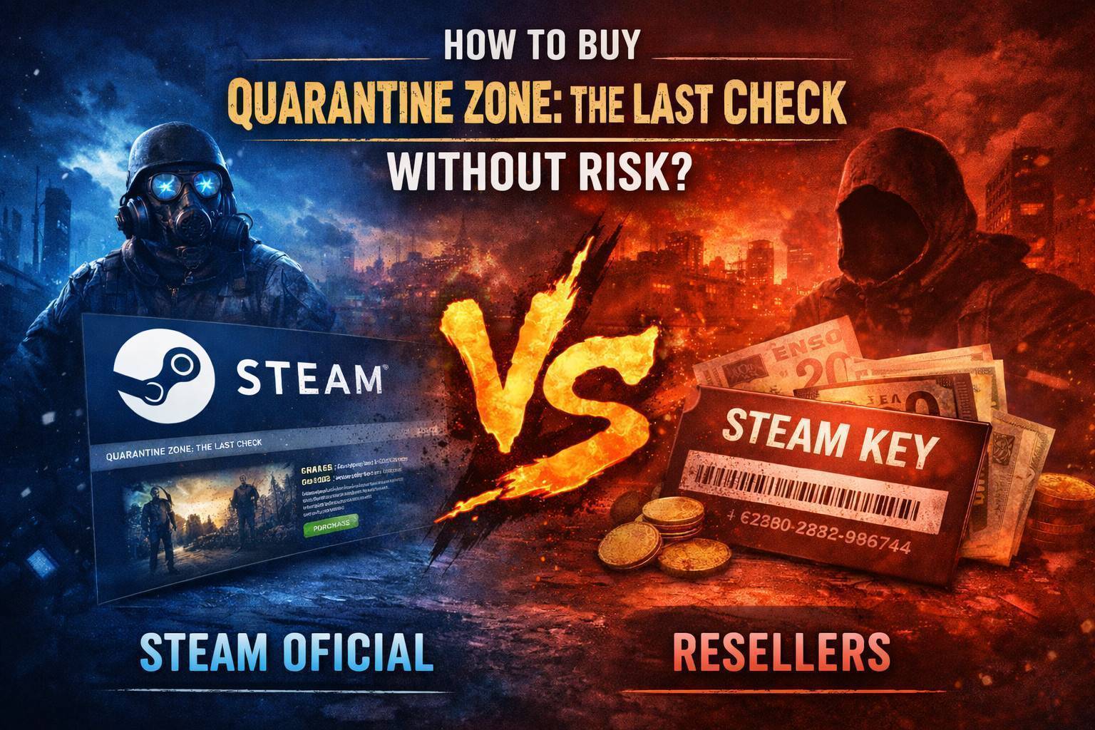 Acheter Quarantine Zone: The Last Check sans risque : Steam officiel vs revendeurs