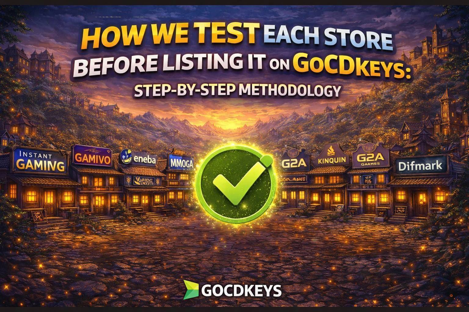 Comment nous testons chaque boutique avant de la référencer sur Gocdkeys : méthodologie étape par étape