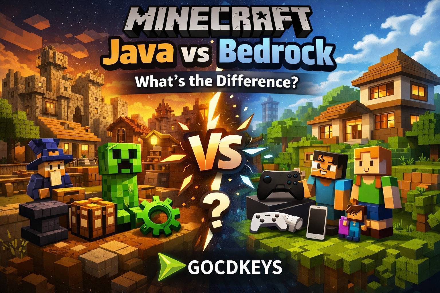 Minecraft n’est pas un seul jeu : différences entre Java, Bedrock et plateformes
