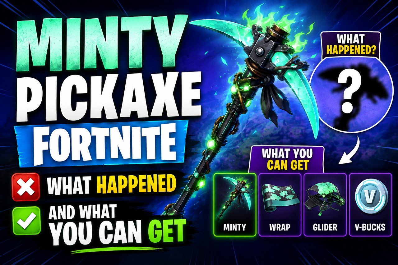 Pioche Minty de Fortnite : ce qu'elle est devenue et ce qui reste disponible