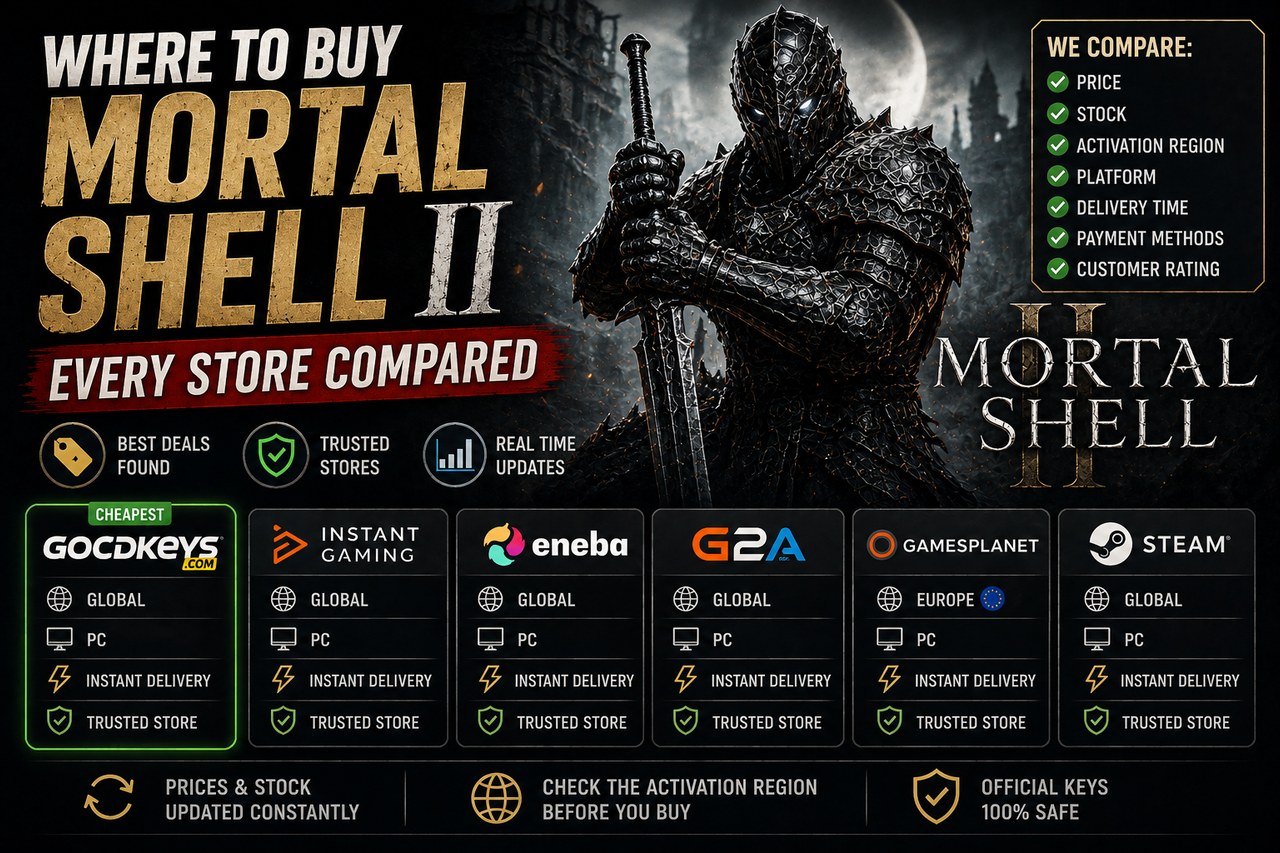 Où acheter Mortal Shell II : les boutiques comparées
