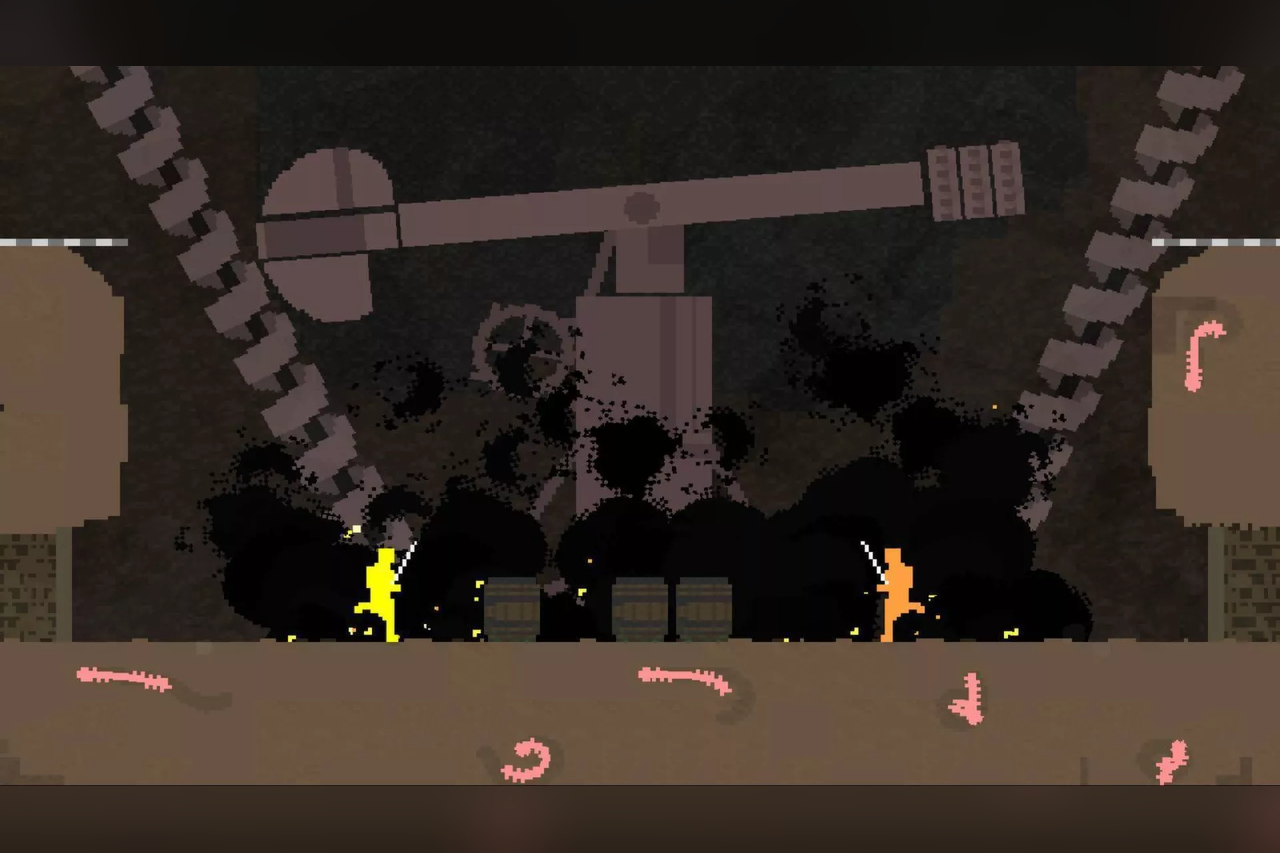 Nidhogg reçoit un mini-jeu pour patienter en ligne : le premier ou Nidhogg 2 ?
