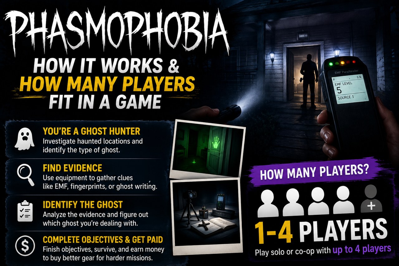 Phasmophobia : comment ça marche et combien de joueurs par partie
