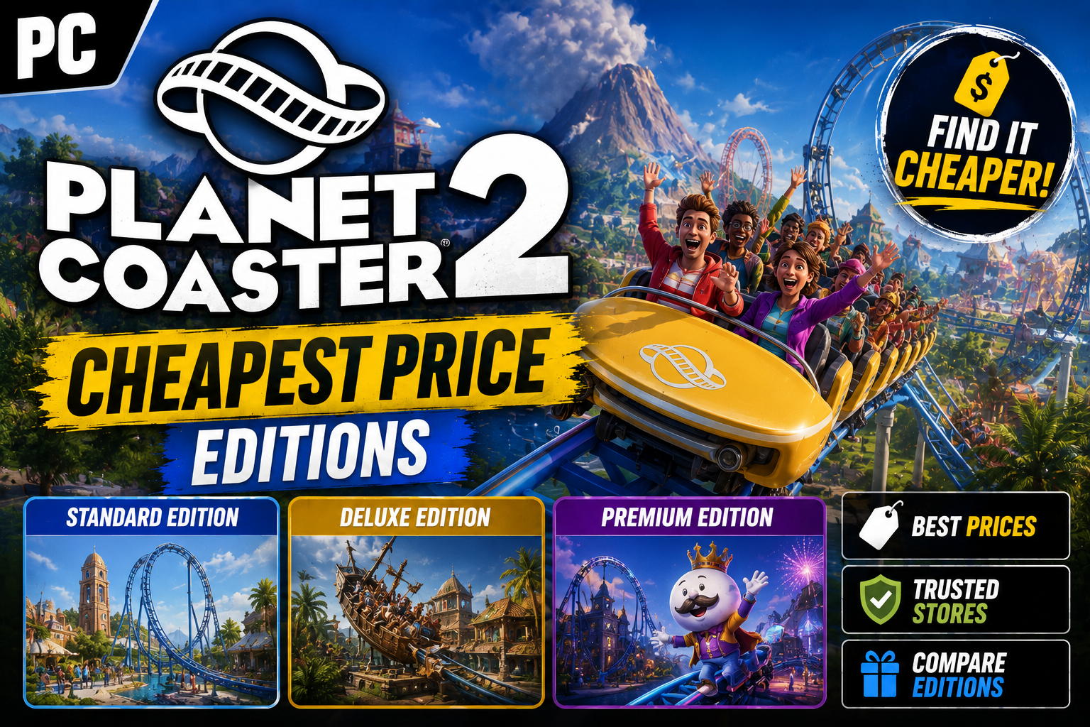 Planet Coaster 2 PC : prix les moins chers et quelle édition choisir