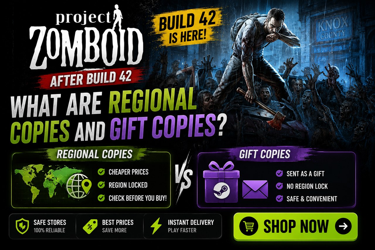 Project Zomboid après Build 42 : comprendre les copies régionales et cadeaux