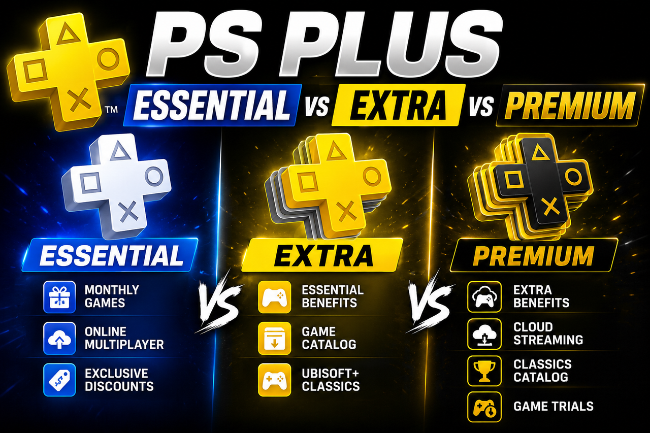 PlayStation Plus Essential vs Extra vs Premium : lequel choisir ?