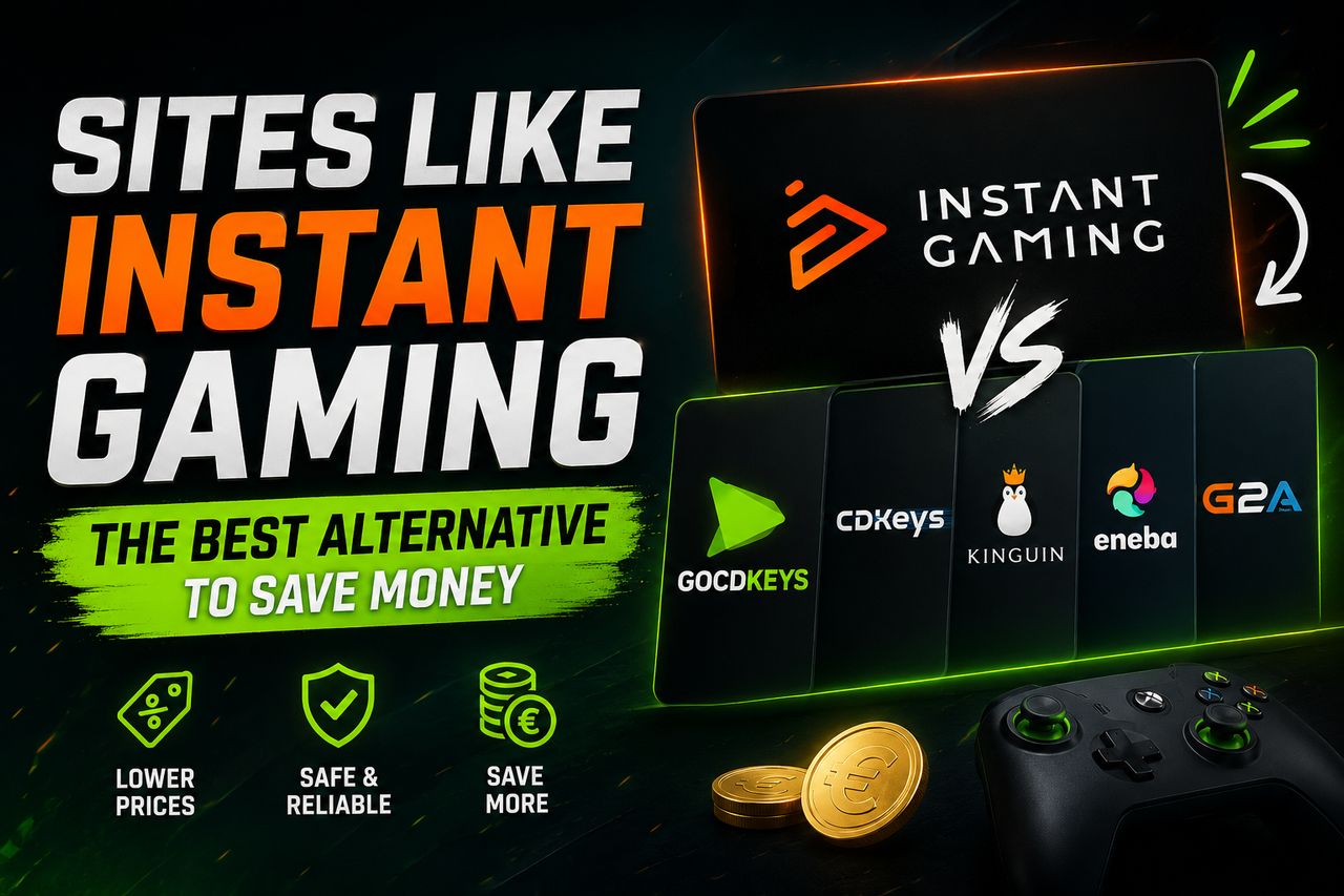 Sites comme Instant Gaming : la meilleure alternative pour économiser