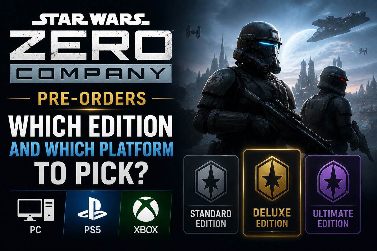 Précommander STAR WARS Zero Company : quelle édition et sur quelle plateforme
