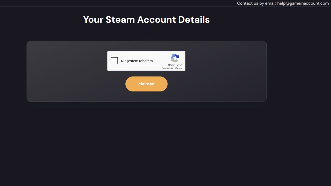 Page d'activation Cdkeymart avec captcha