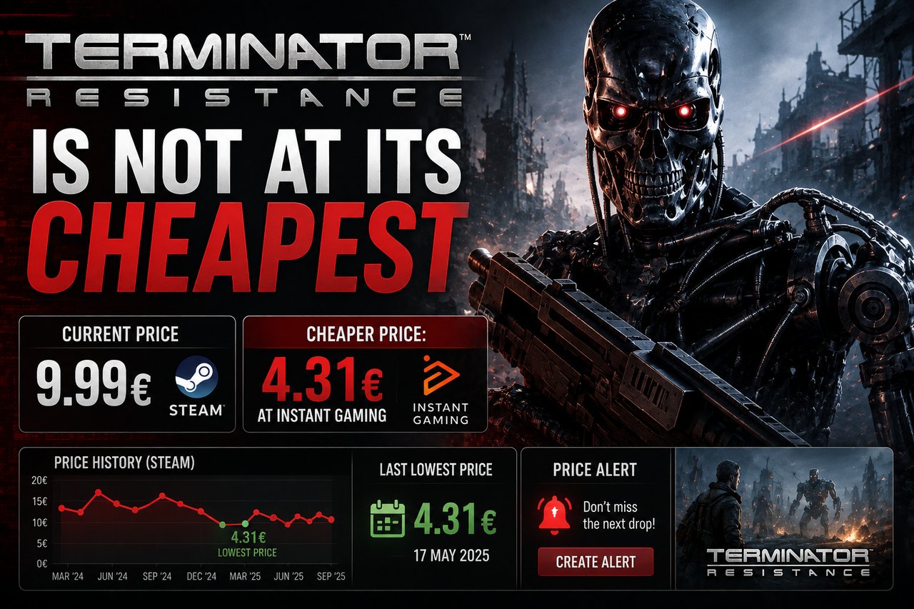 Terminator: Resistance n'est pas à son prix le plus bas : ce que coûte un code sur PC, Xbox, PS4 et PS5