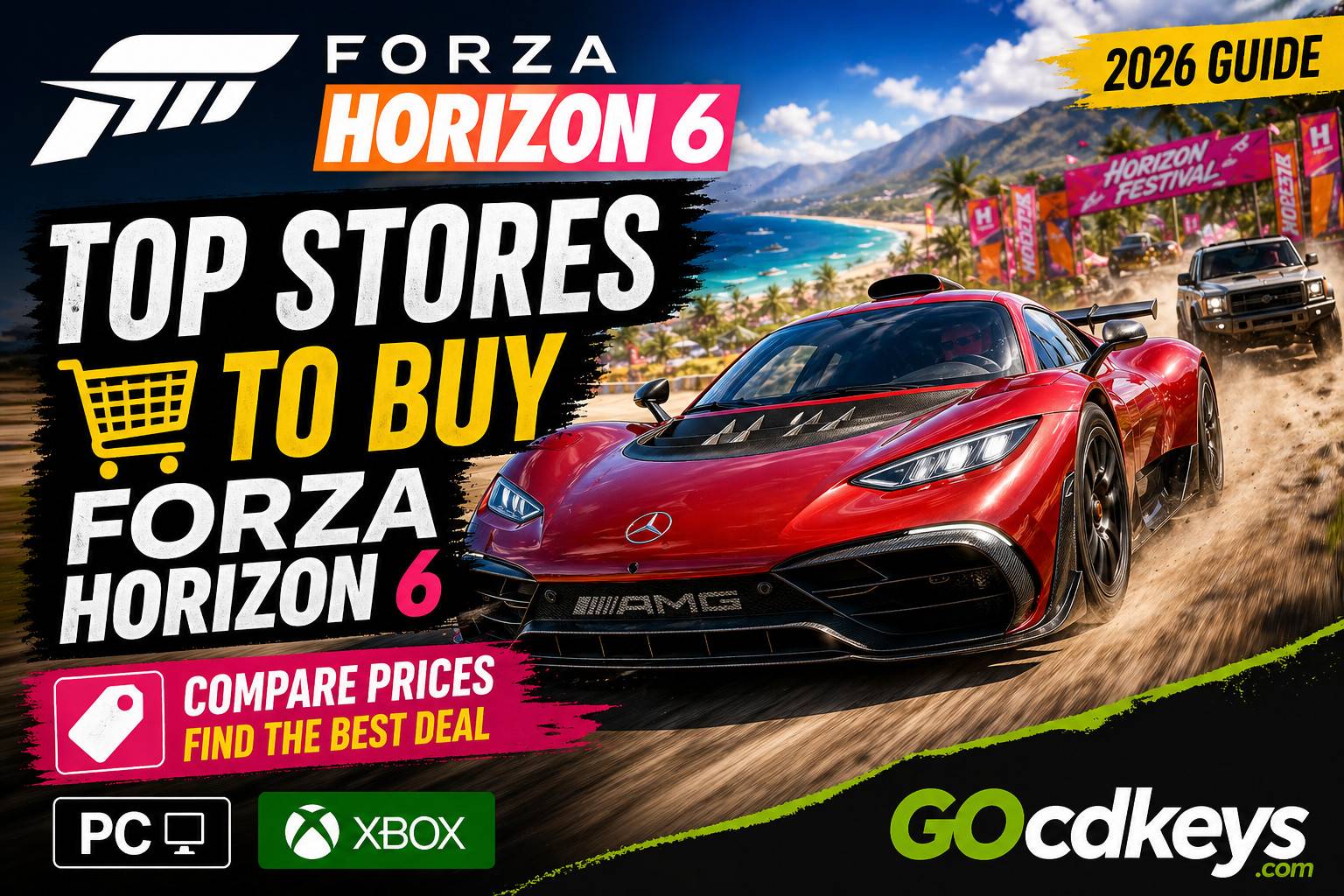 Top boutiques pour acheter Forza Horizon 6 sur PC et Xbox
