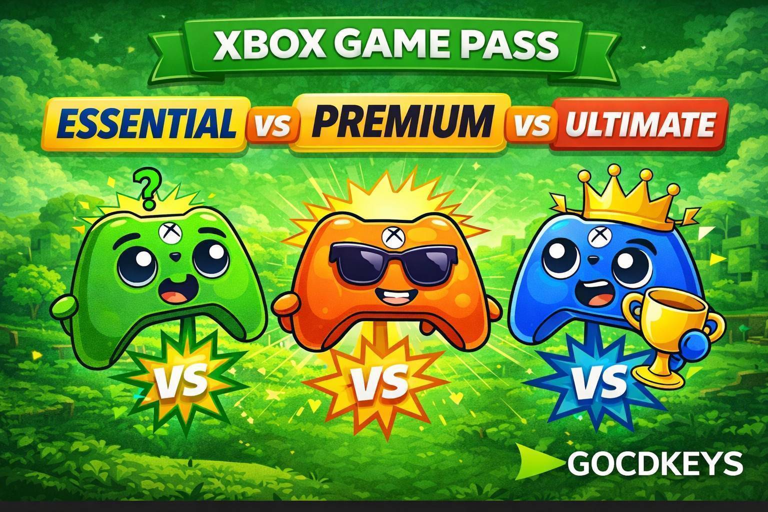 Xbox Game Pass Essential vs Premium vs Ultimate : que choisir ?