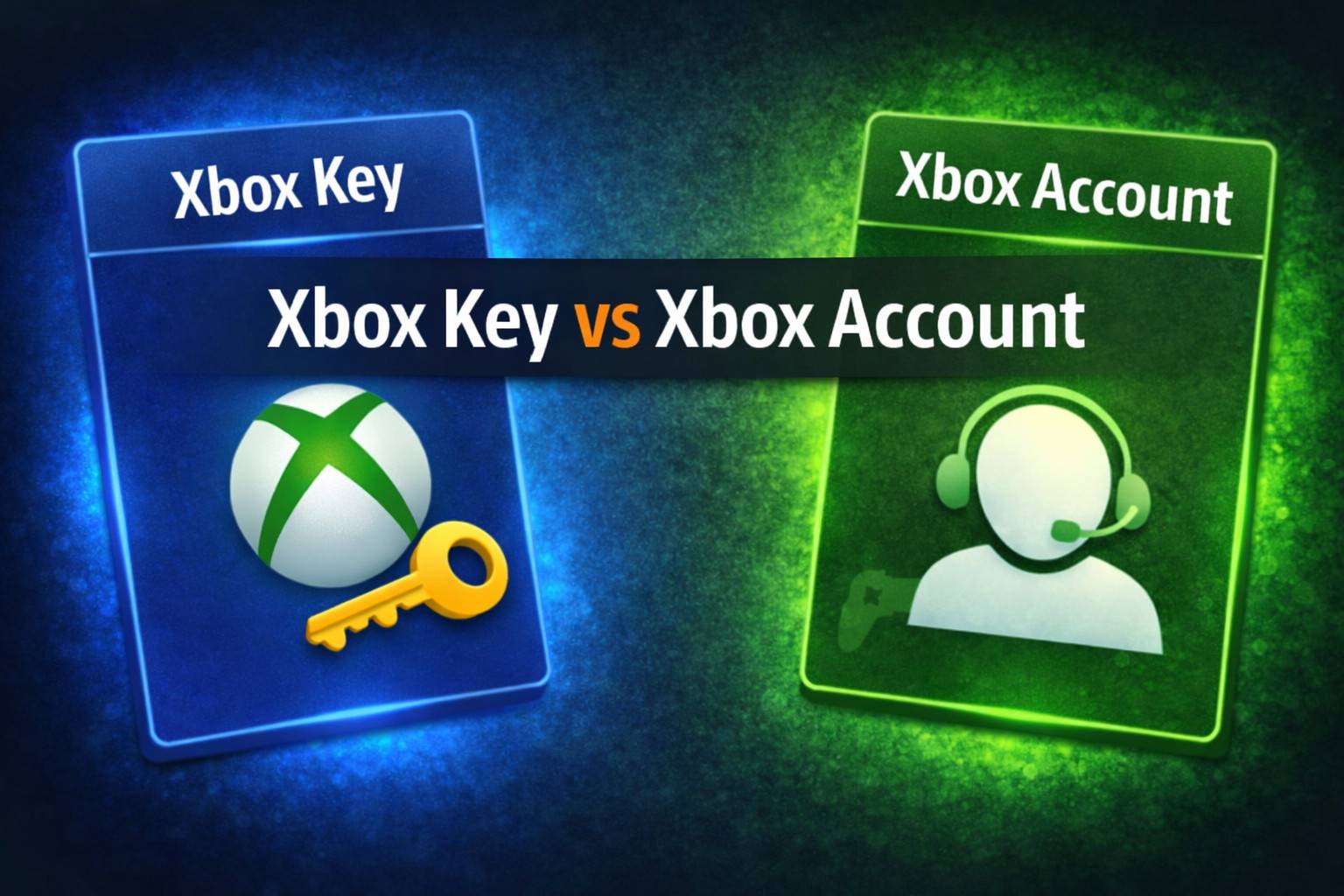 Xbox Key vs Xbox Account : quelle option choisir pour acheter des jeux Xbox numériques ?